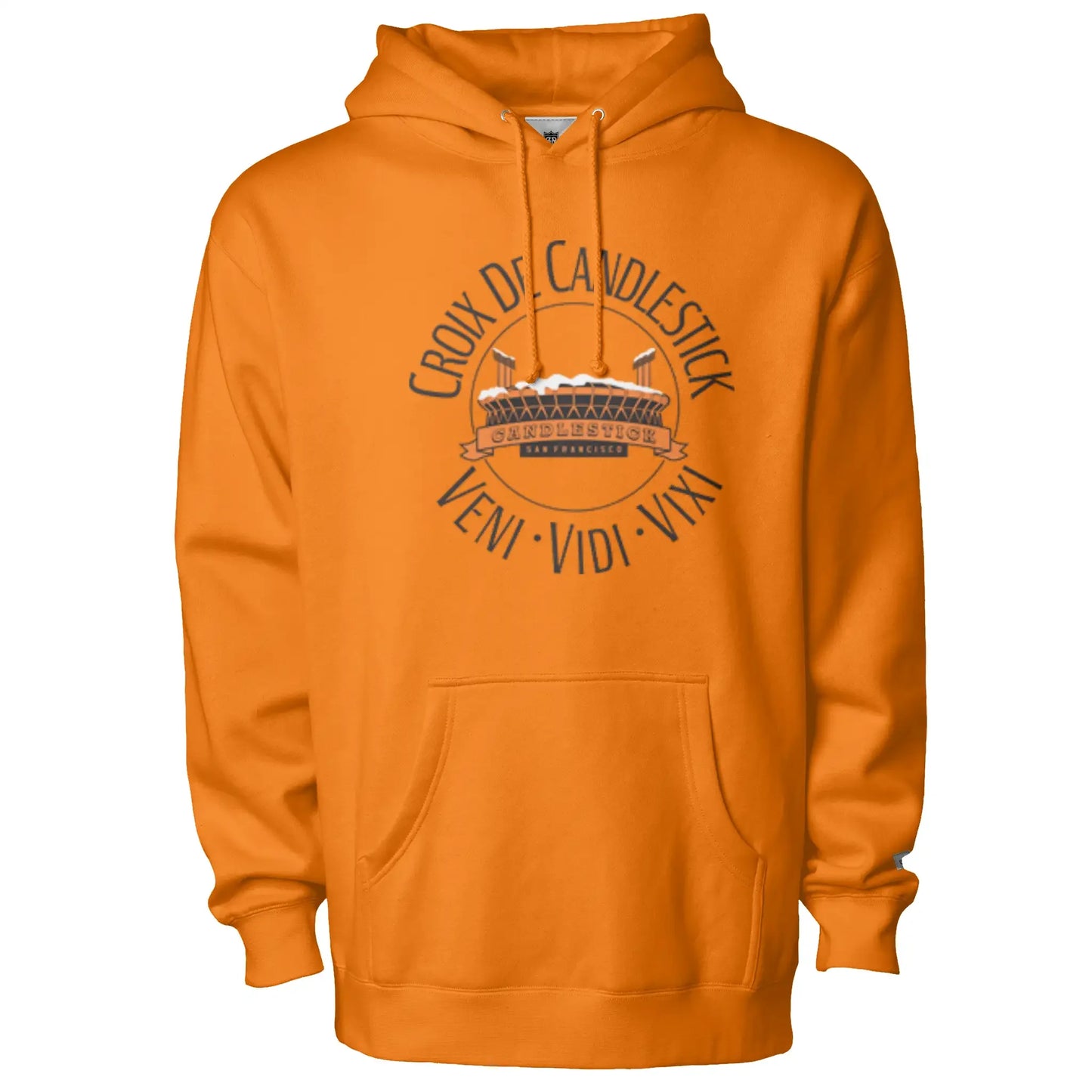 Croix De Candlestick Hoodie - Orange / S - Sweatshirts