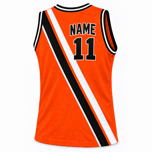 1971 Buffalo Braves Orange — Back (NAME, #11)
