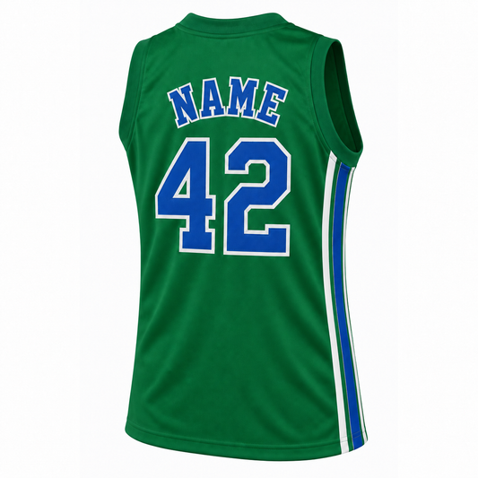 1971 Carolina Cougars green jersey back
