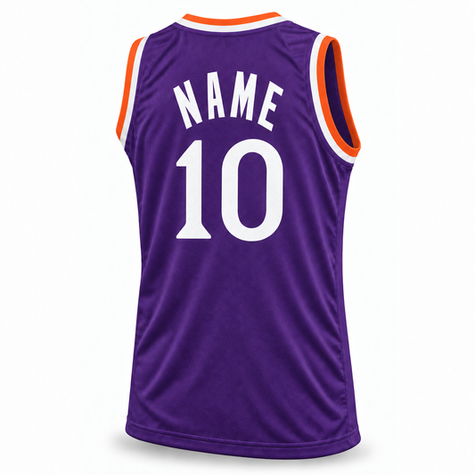 1975 All Star Jersey purple back mockup, number 10, NAME lettering