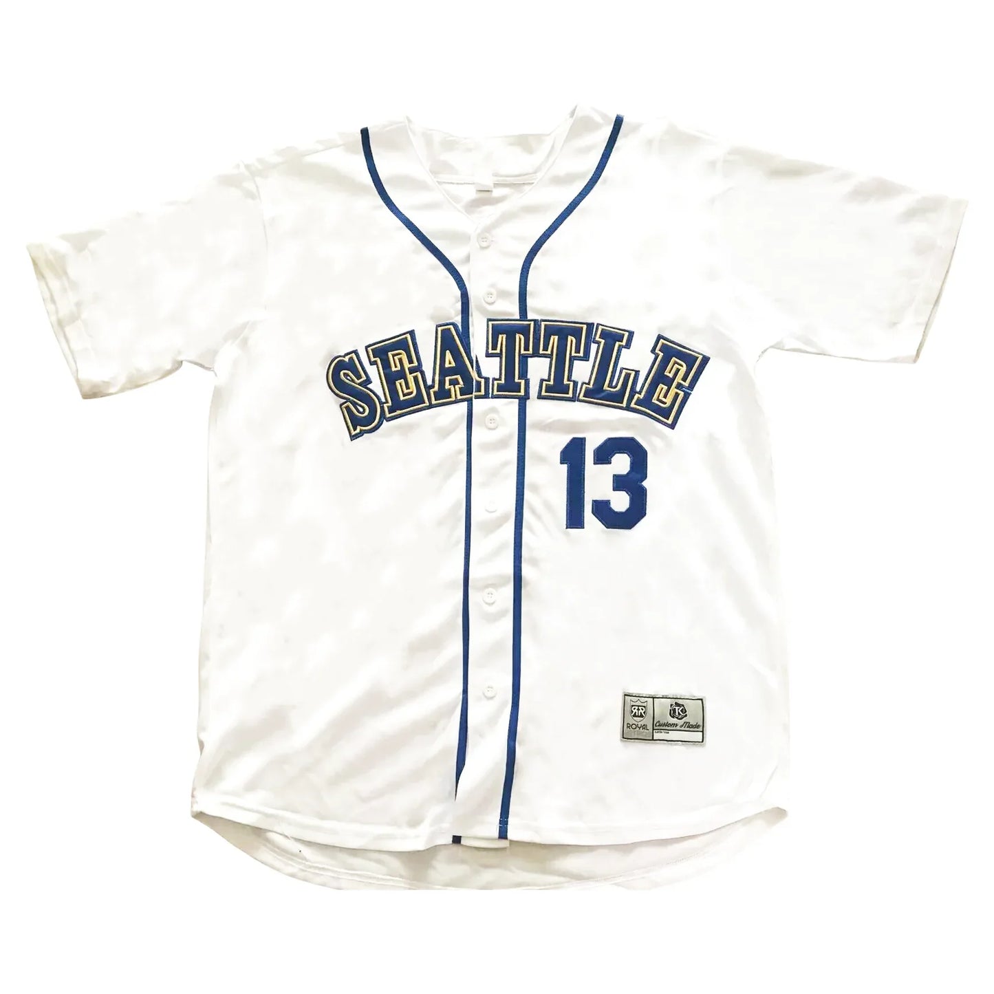 Seattle Baseball Jersey - Small / White - Jerseys