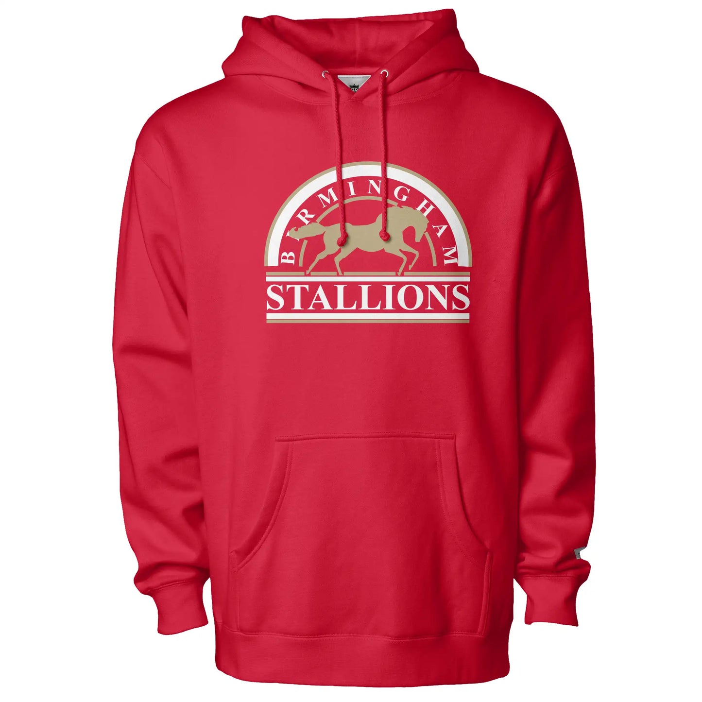 Birmingham Stallions Throwback Hoodie Red / S Hoodies