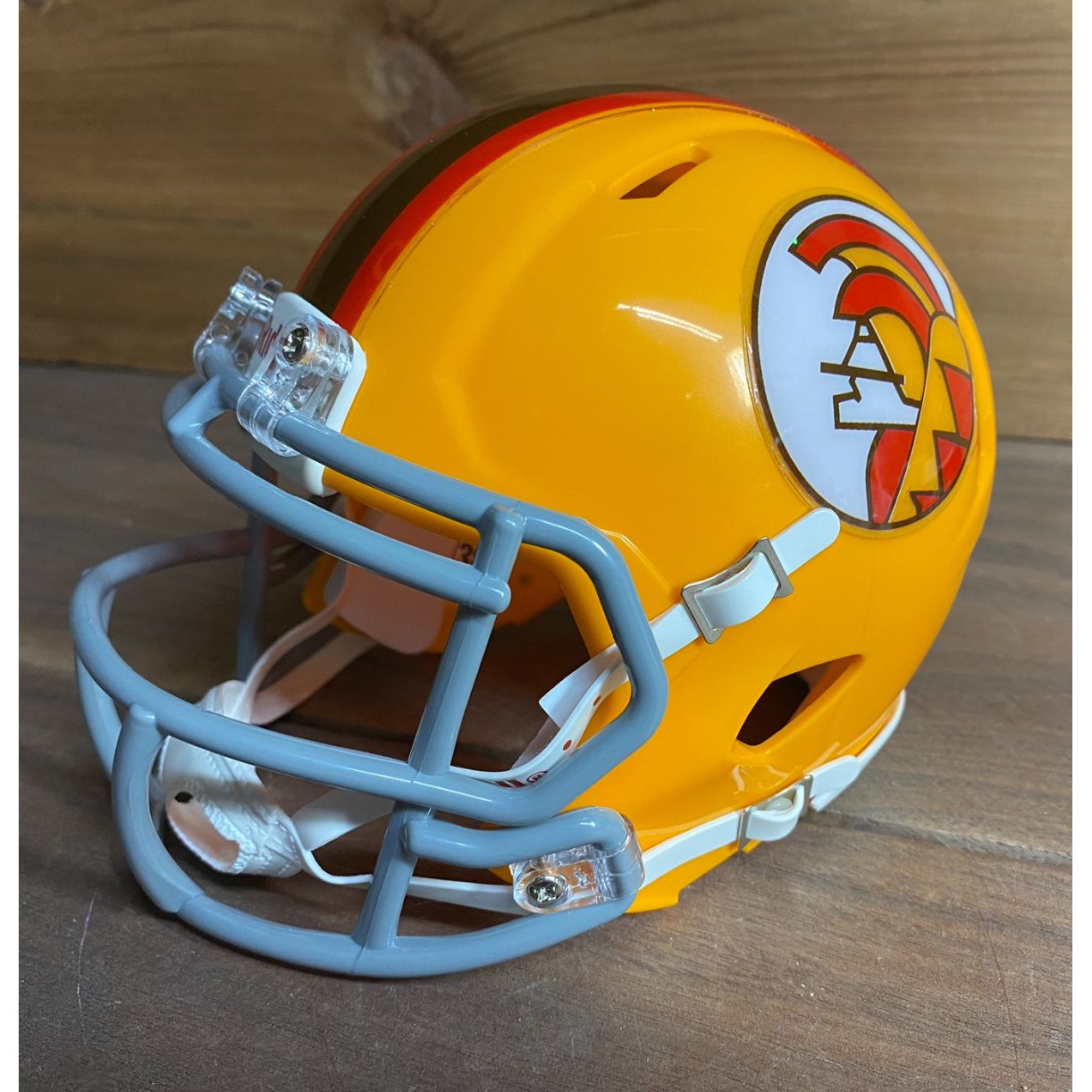 The Hawaiians WFL mini helmet Royal Retros