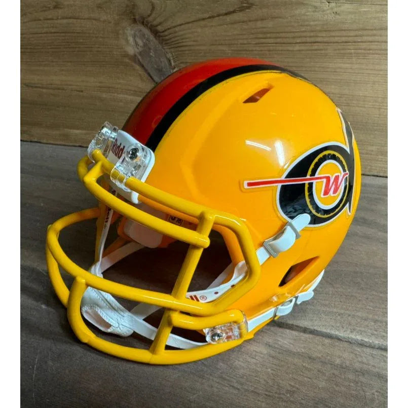 Detroit Wheels WFL mini helmet Royal Retros