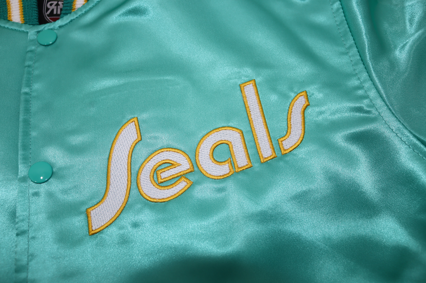California Golden Seals Satin Jacket