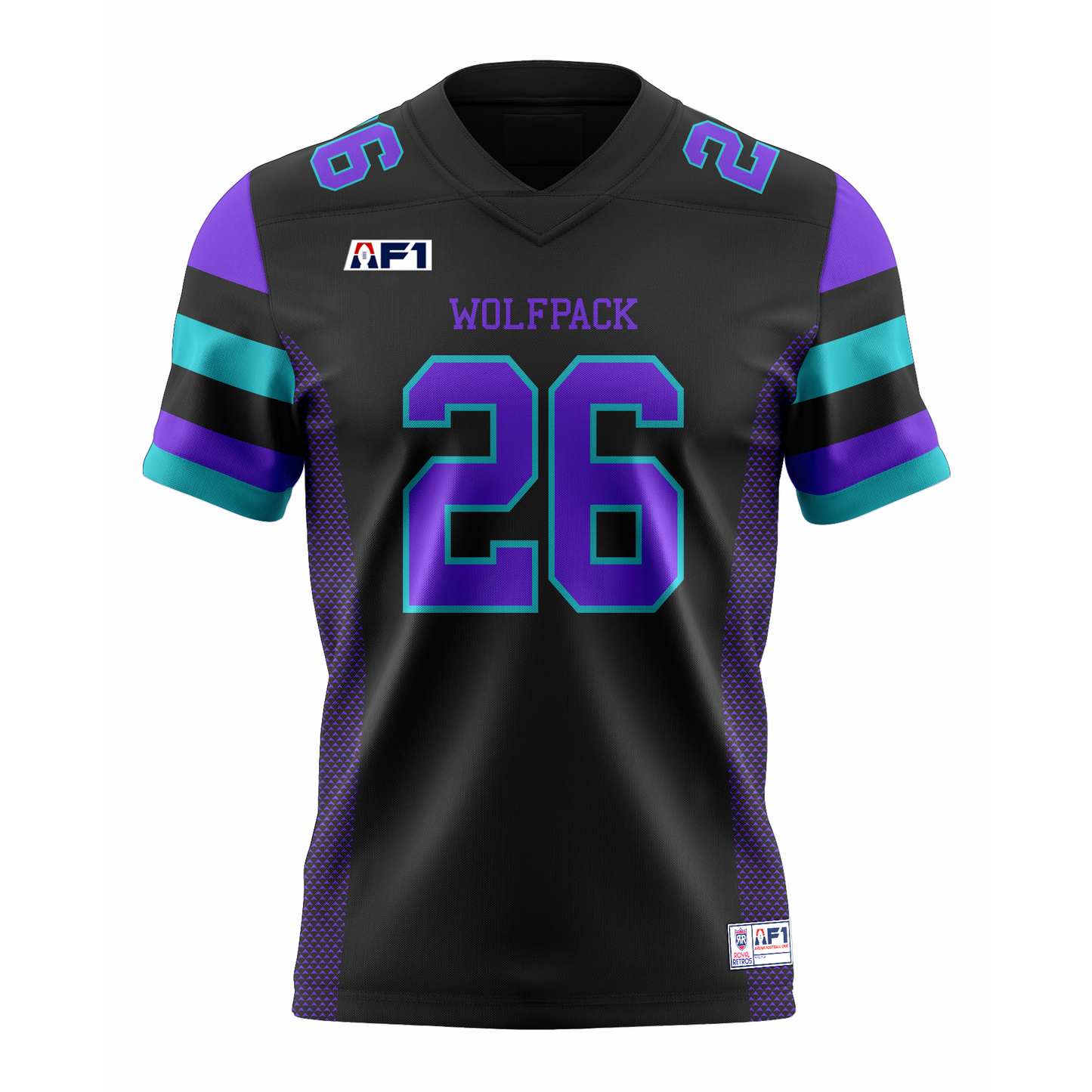 Custom 2026 Washington Wolfpack AF1 Jersey