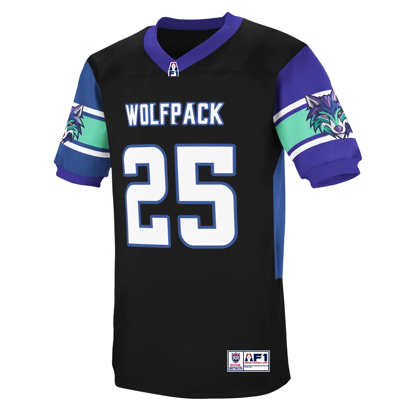Washington Wolfpack AF1 Jersey - Small / Black - Jerseys