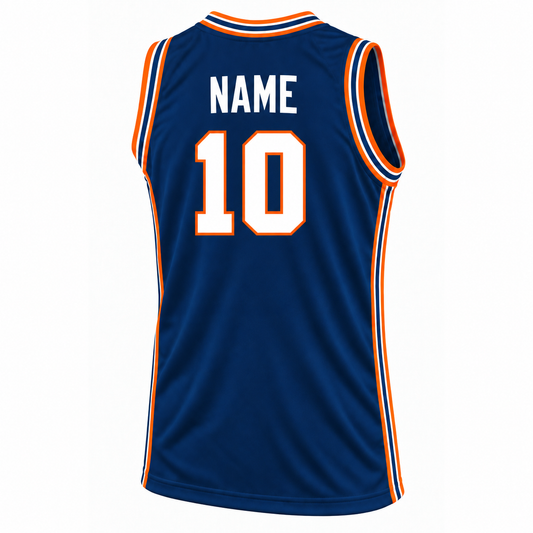 Baltimore Bullets jersey – navy back – number 10 with NAME