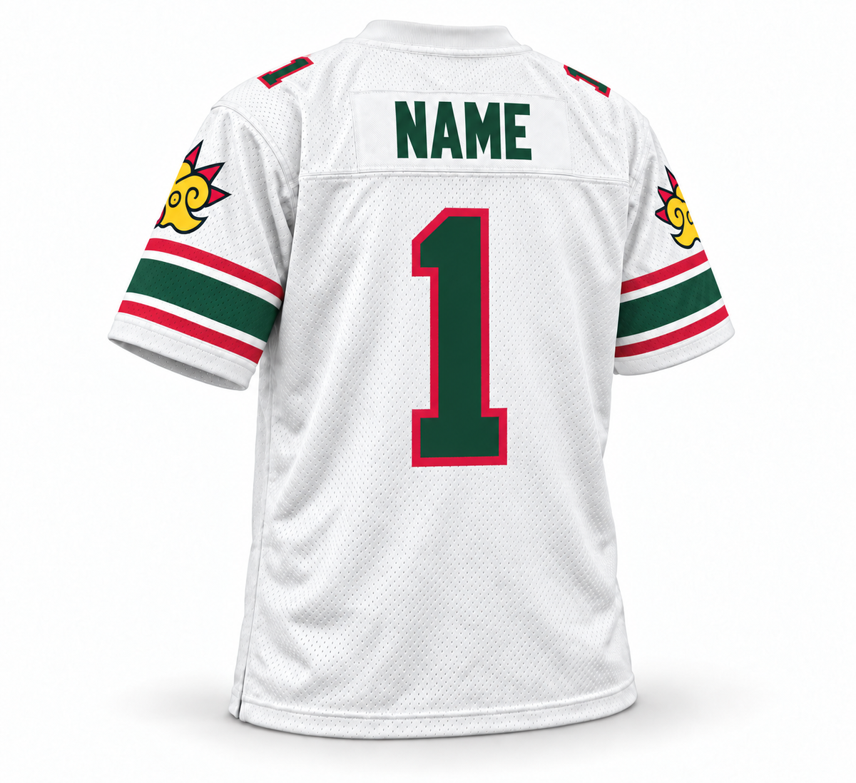 Barcelona Dragons WLAF jersey in white — back