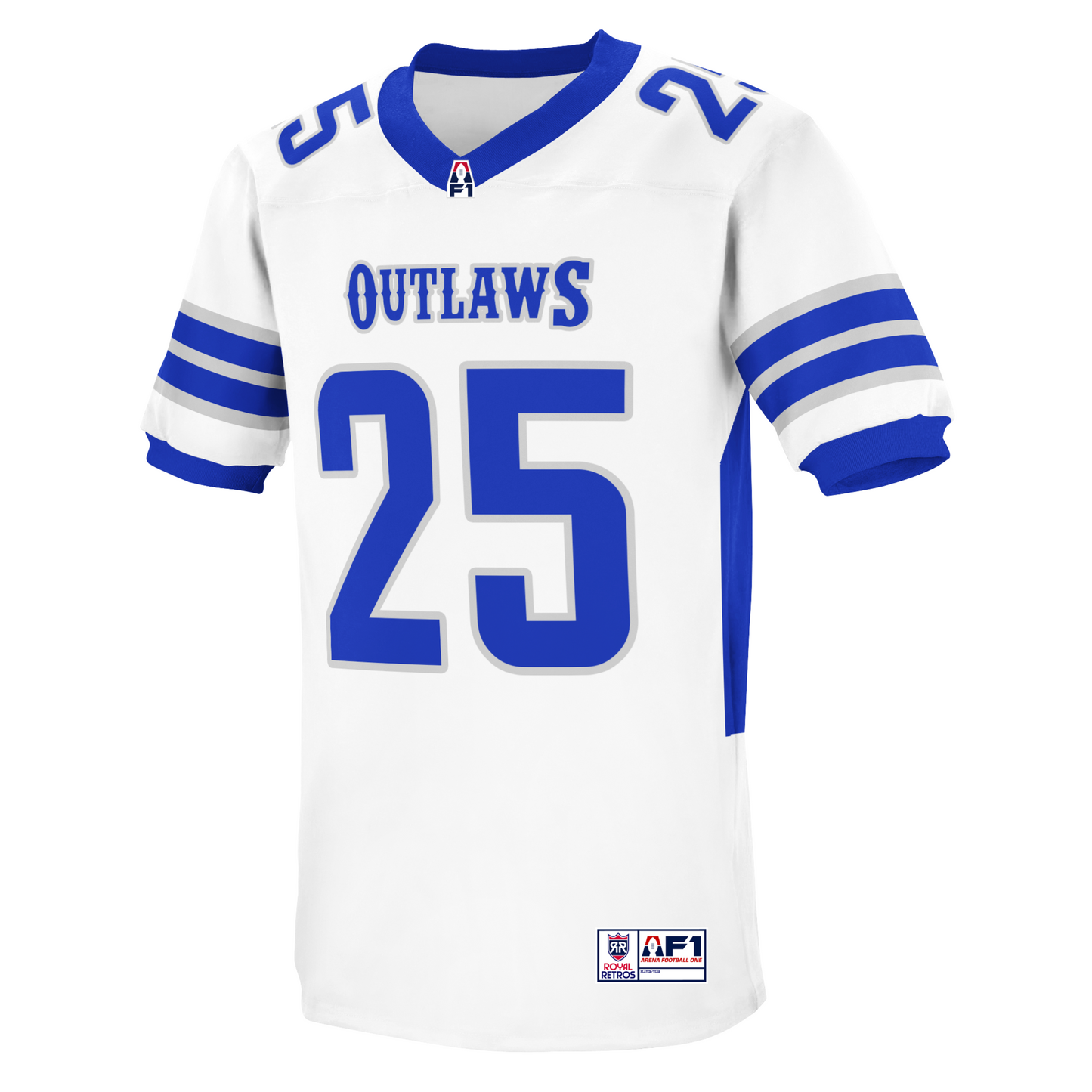 Billings Outlaws AF1 Jersey - Small / White - Jerseys