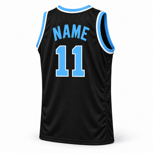 Buffalo Braves Remix Jersey, black back with custom name and number 11