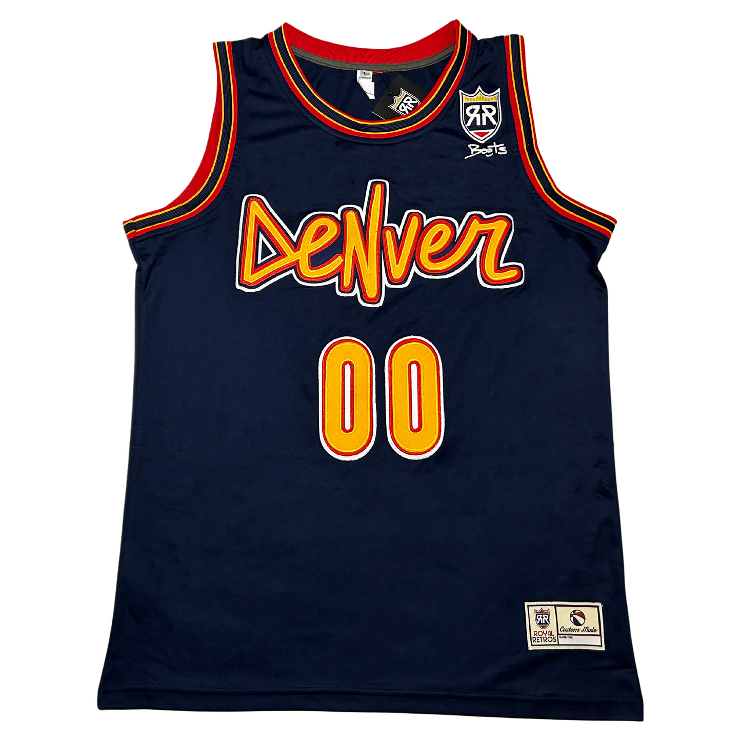 Boots X RR Denver Basketball Jersey - Small / Navy - Jerseys