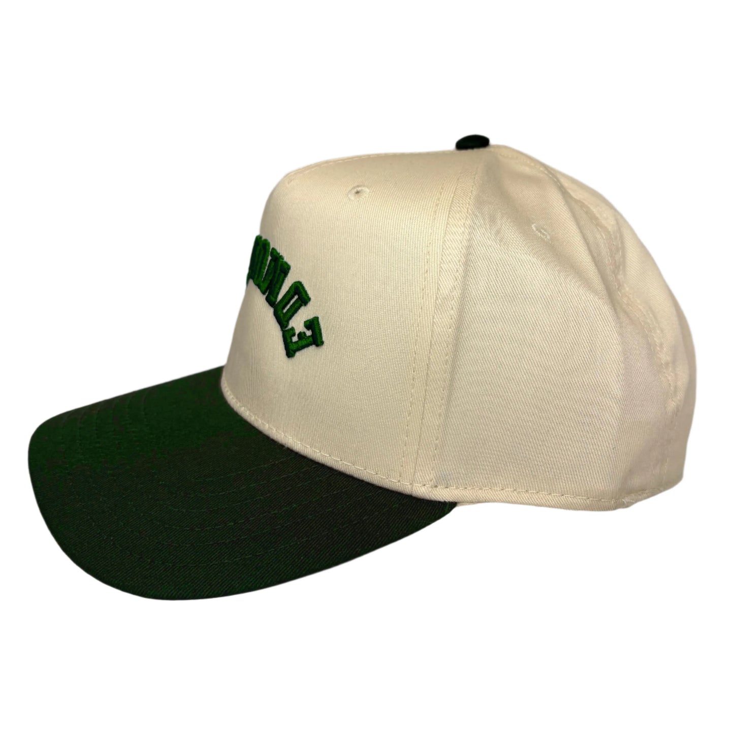 Edmonton Upside Down Baseball Cap - Dark Green/Natural / One Size - Hats