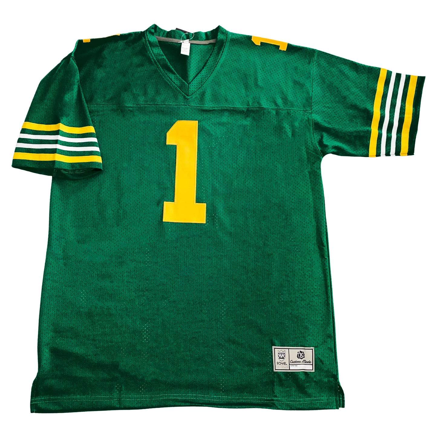 5 Peat Jersey Edmonton green with #1 Royal Retros