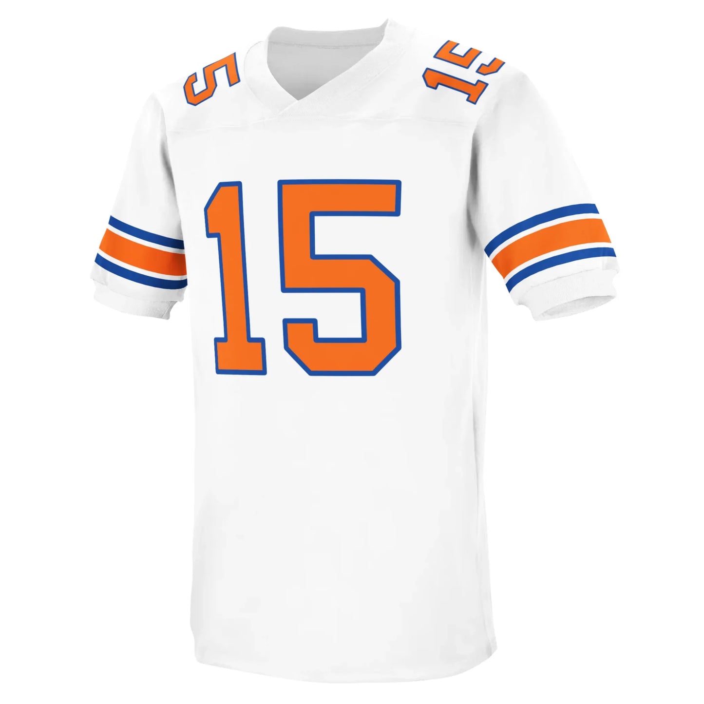Gainesville Football Jersey - Small / White (Orange Numbers) - Jerseys