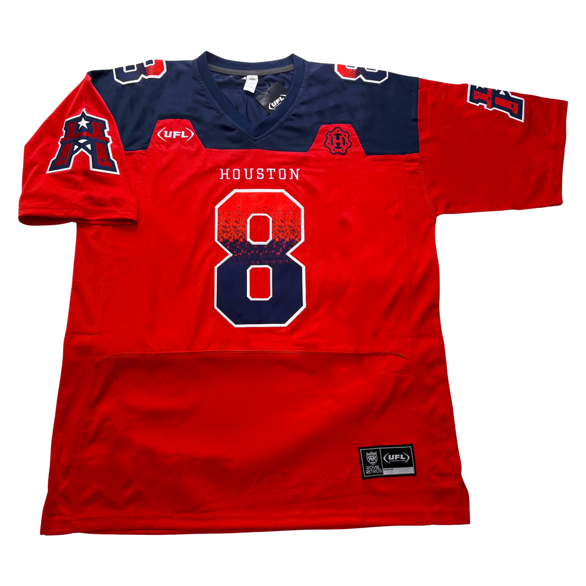 Houston Roughnecks Protect The Rig Jersey | UFL | Royal Retros