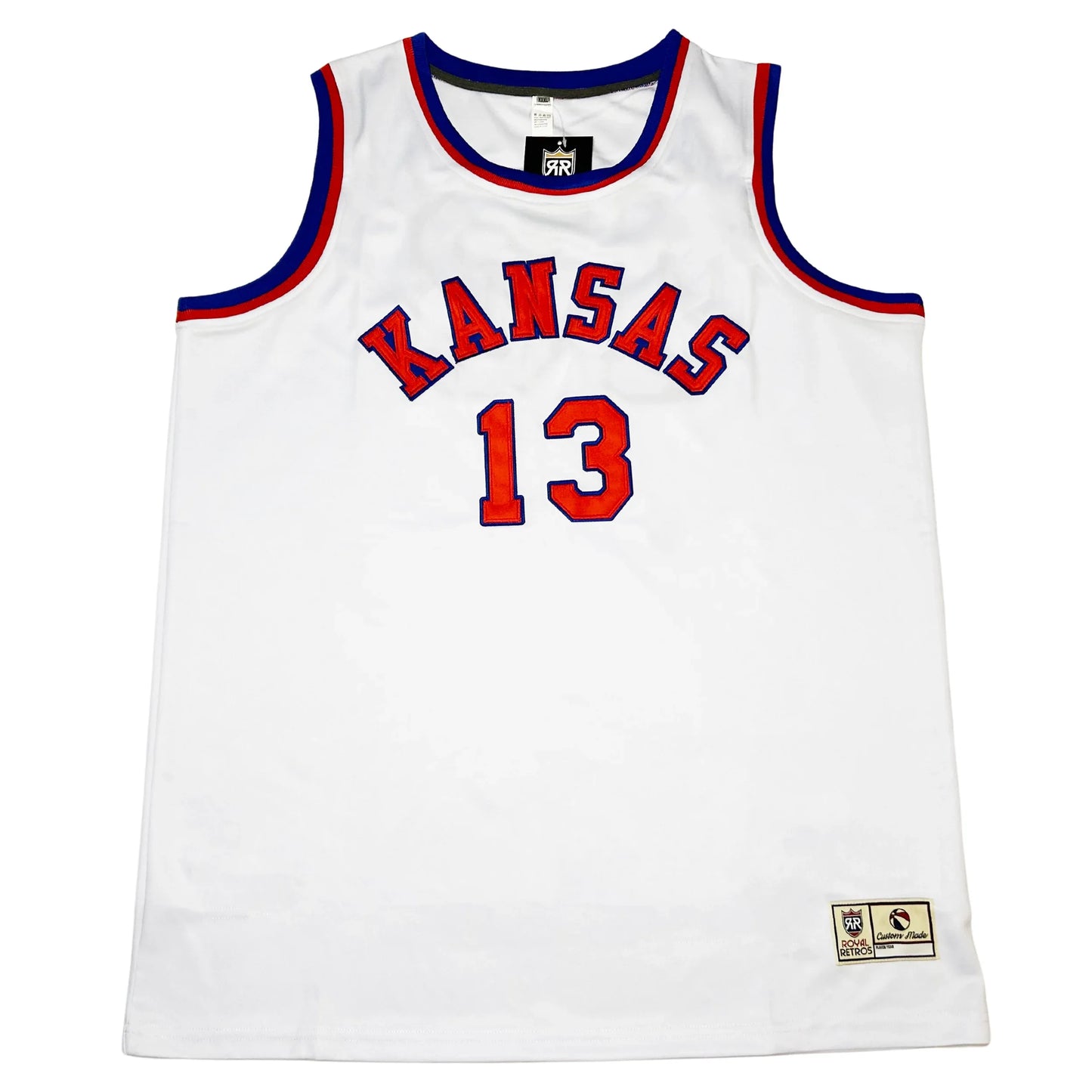 Kansas Basketball Jersey - Small / White - Jerseys