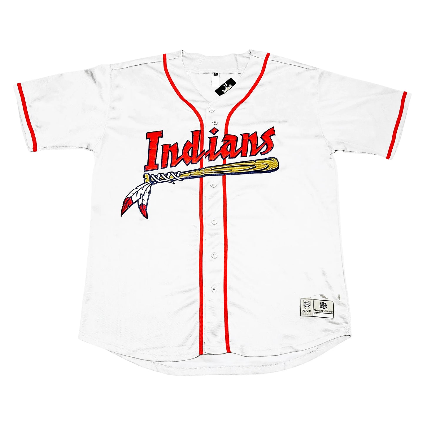 Kinston Indians Jersey - Small / White - Jerseys