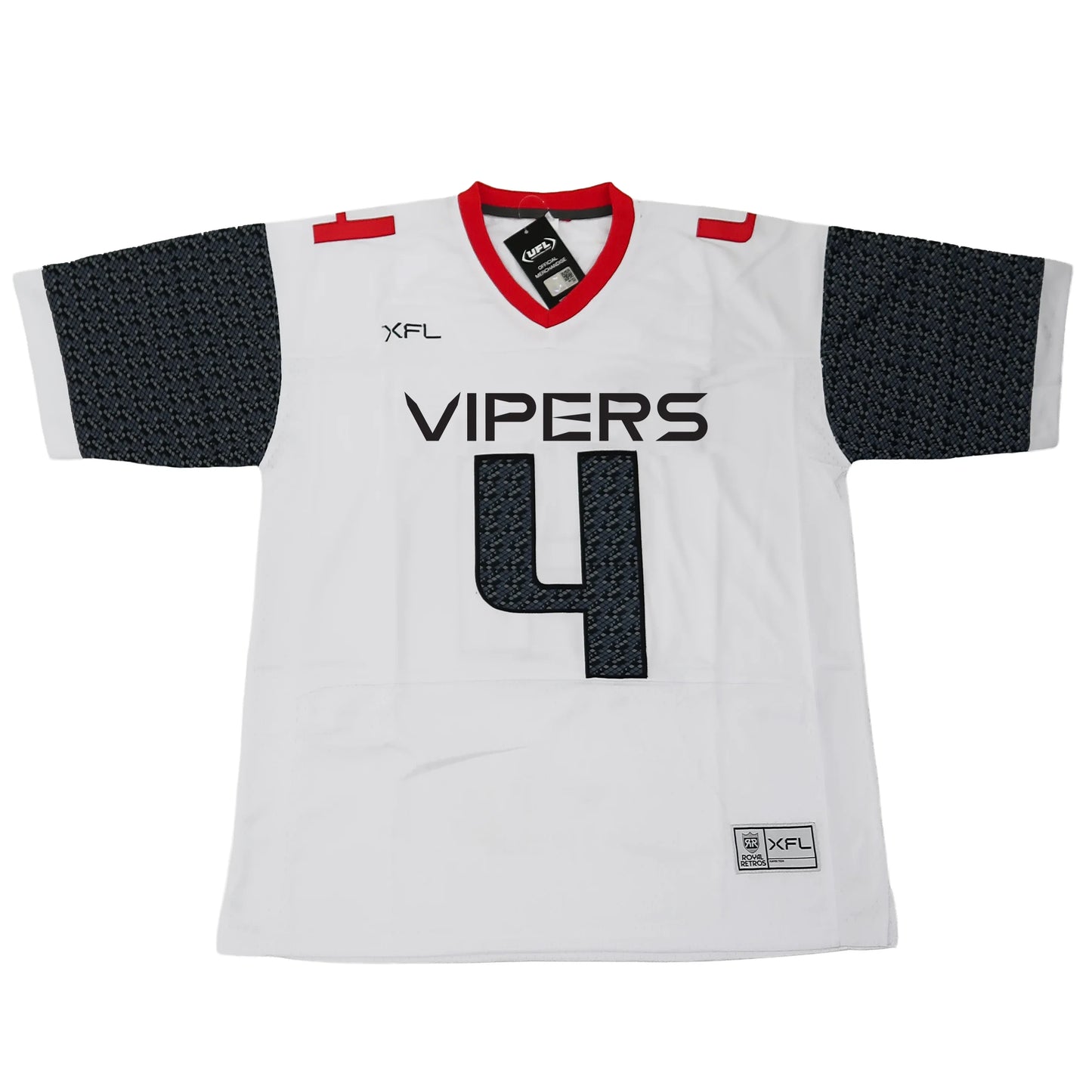 2023 Vegas Vipers XFL Jersey - Small / White - Jerseys