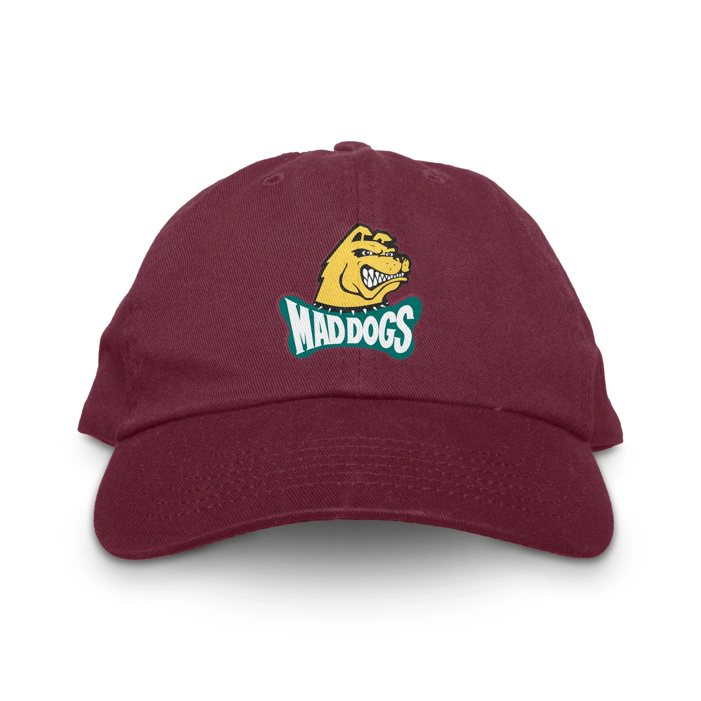 Memphis Mad Dogs Unstructured Hat - Adjustable / Maroon - Hats