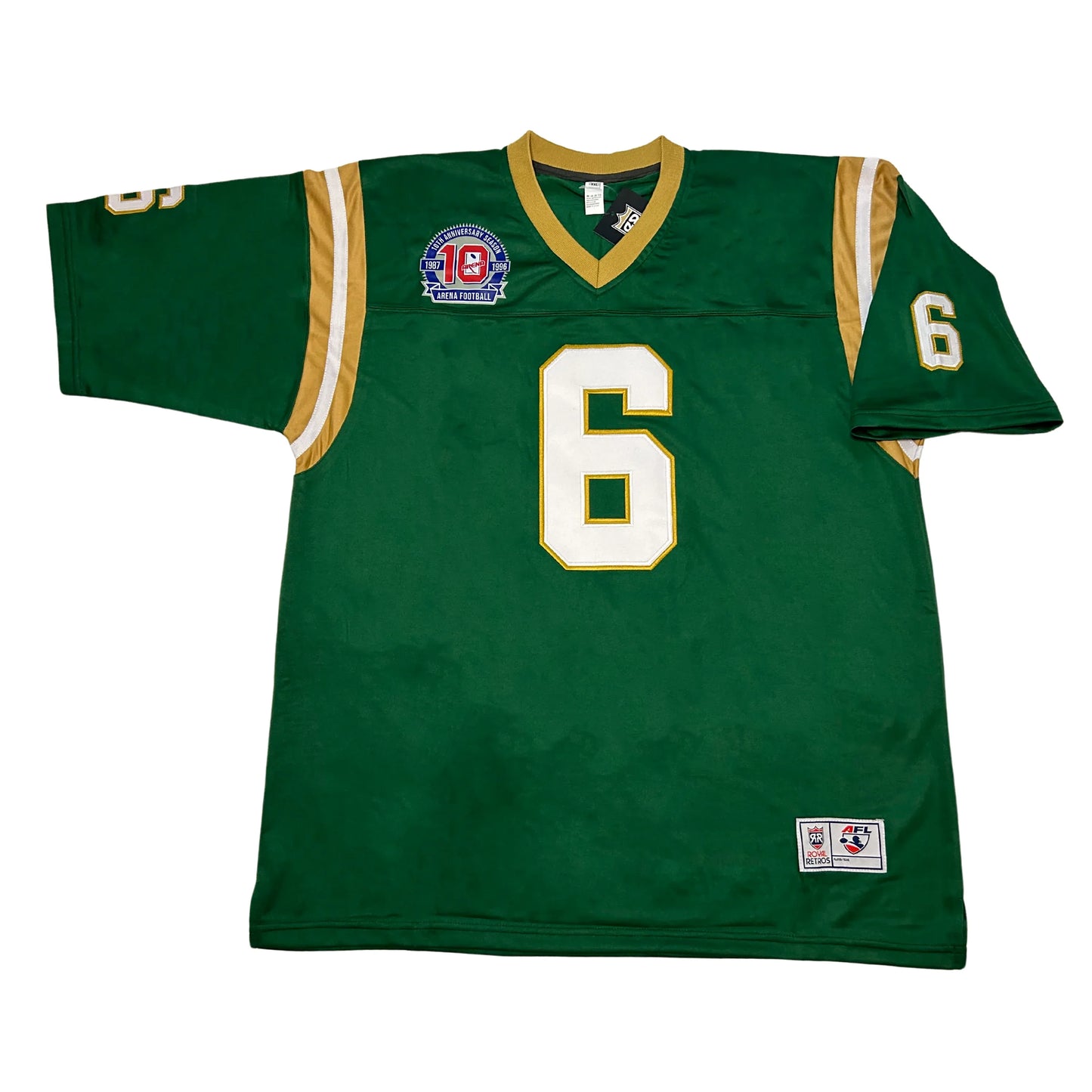 Minnesota Fighting Pike AFL Jersey - Small / Green - Jerseys