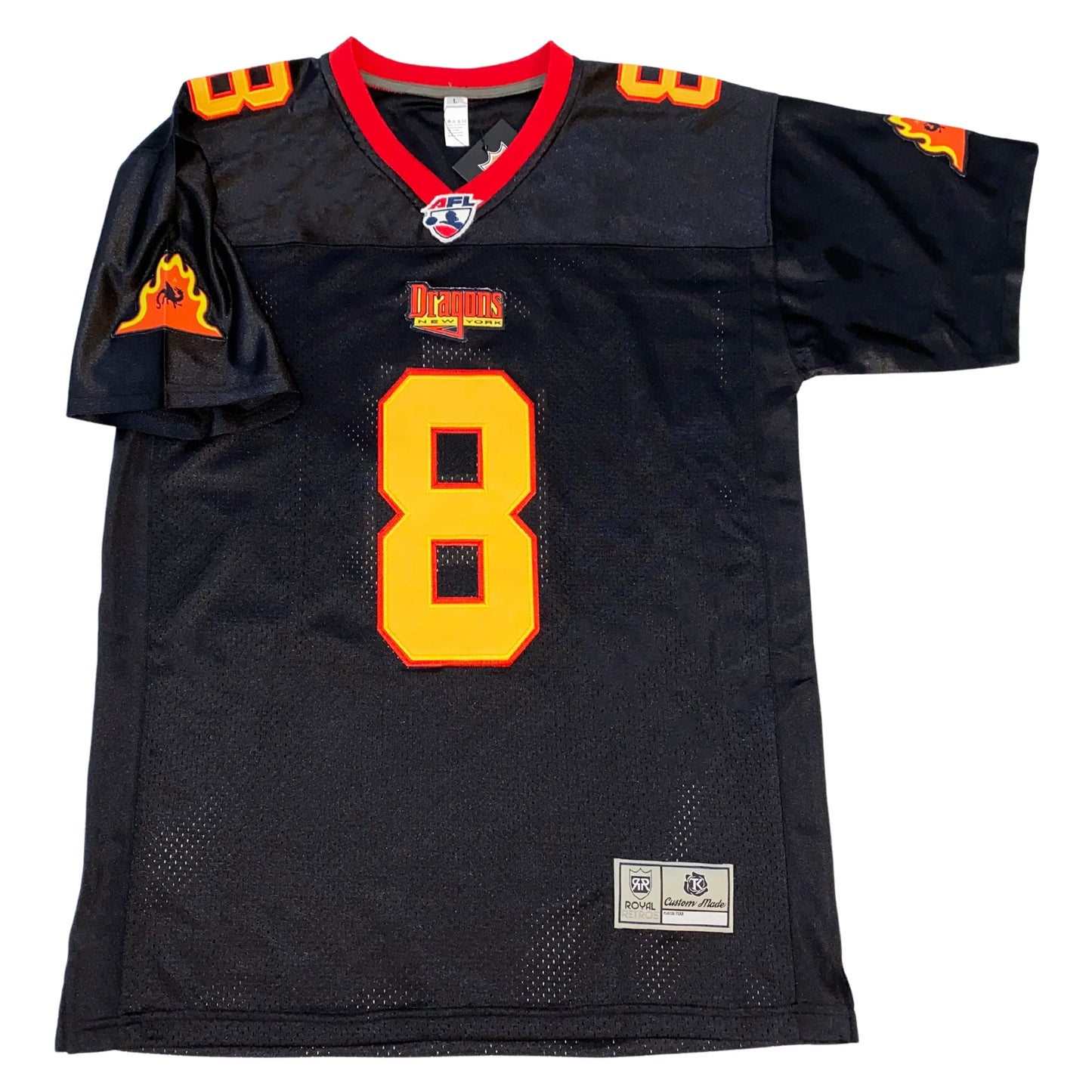 New York Dragons Arena League Jersey black Royal Retros