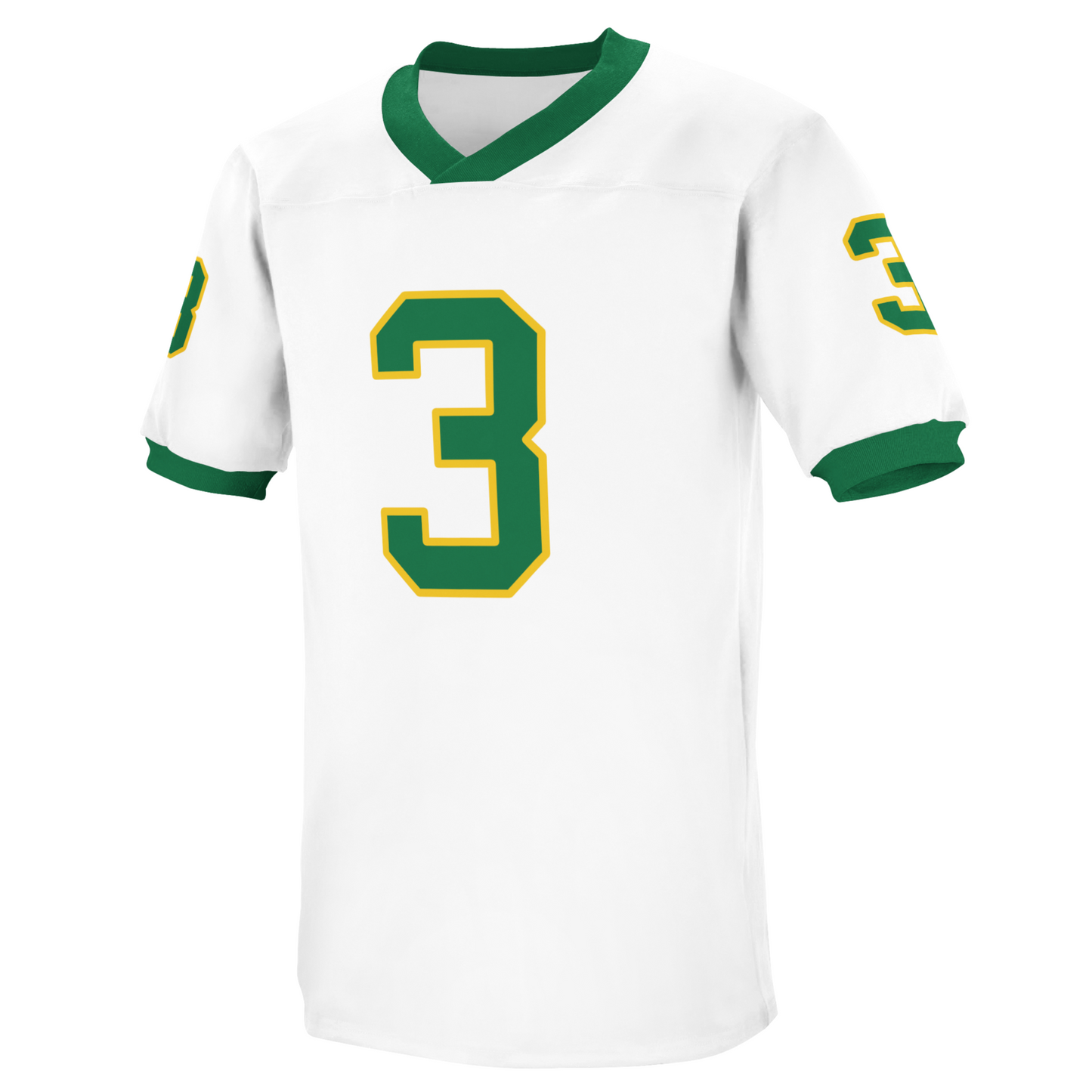 South Bend Football Jersey - Small / White/Green - Jerseys