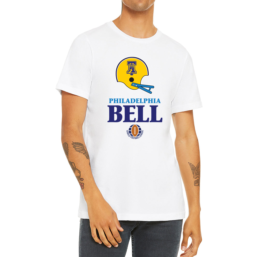 Philadelphia Bell WFL T-shirt white Royal Retros
