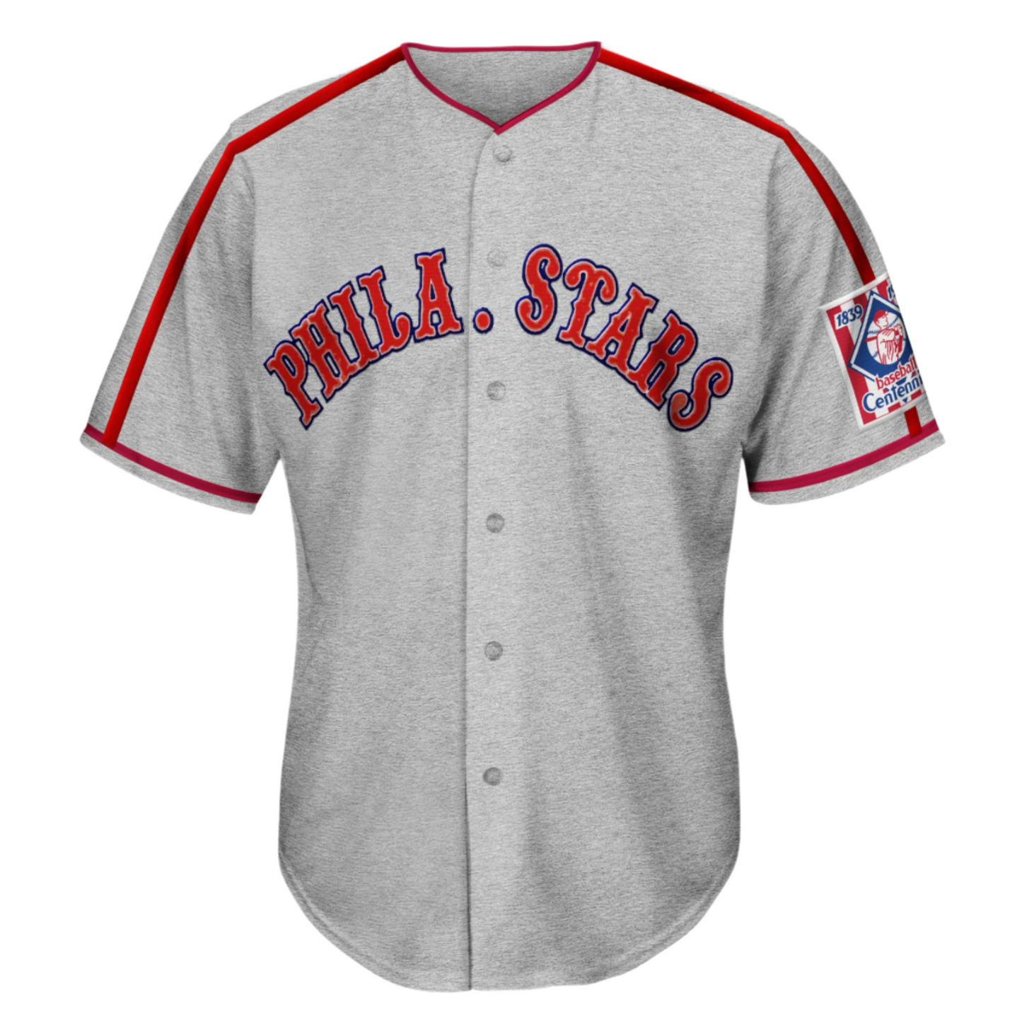 Philadelphia Stars NLB Jersey - Small / Gray - Jerseys