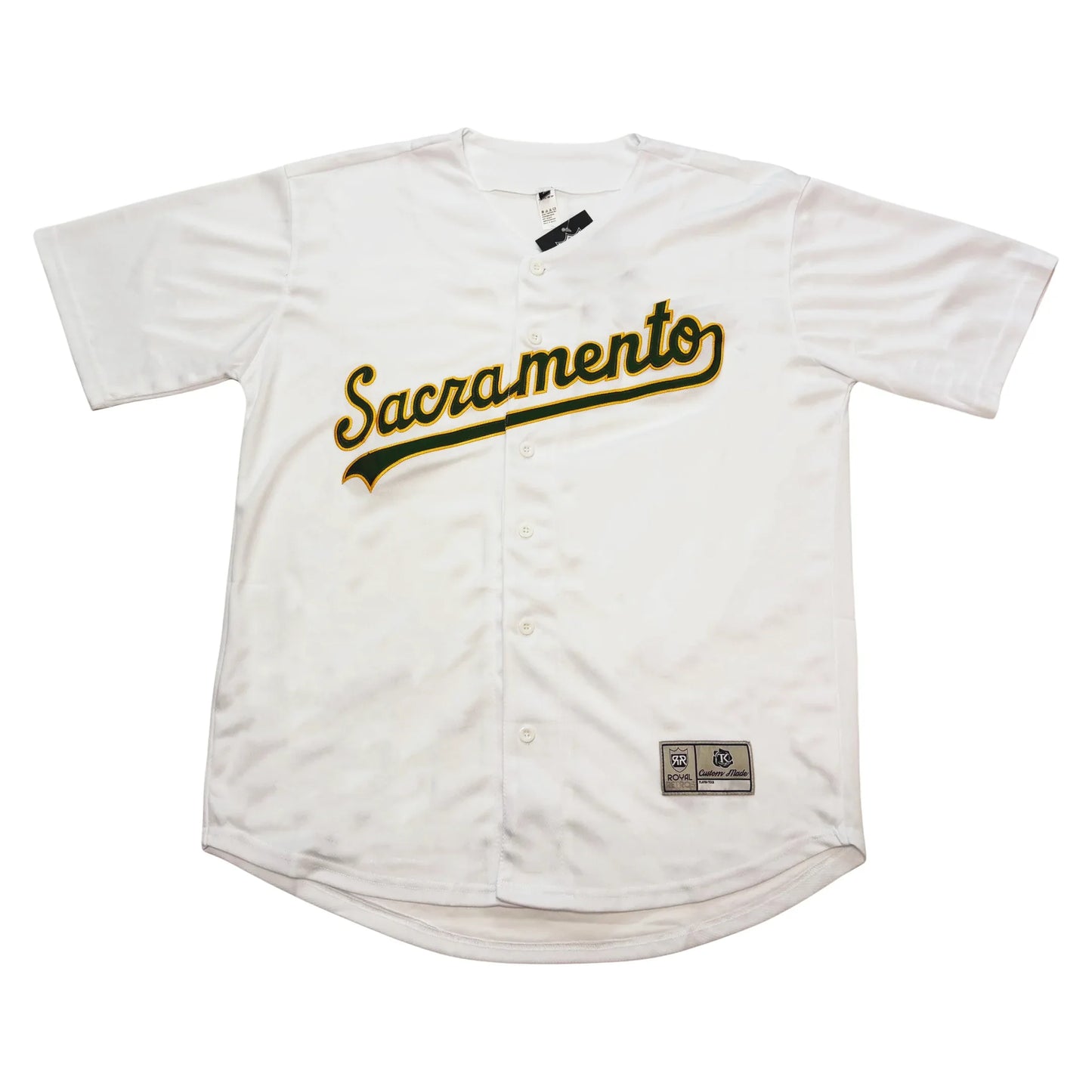 sacramento a's baseball jersey