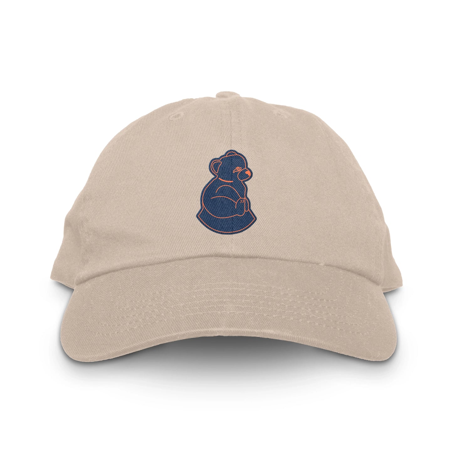 San Francisco Sea Lions Unstructured Hat cream with blue bear with orange trim Royal Retros