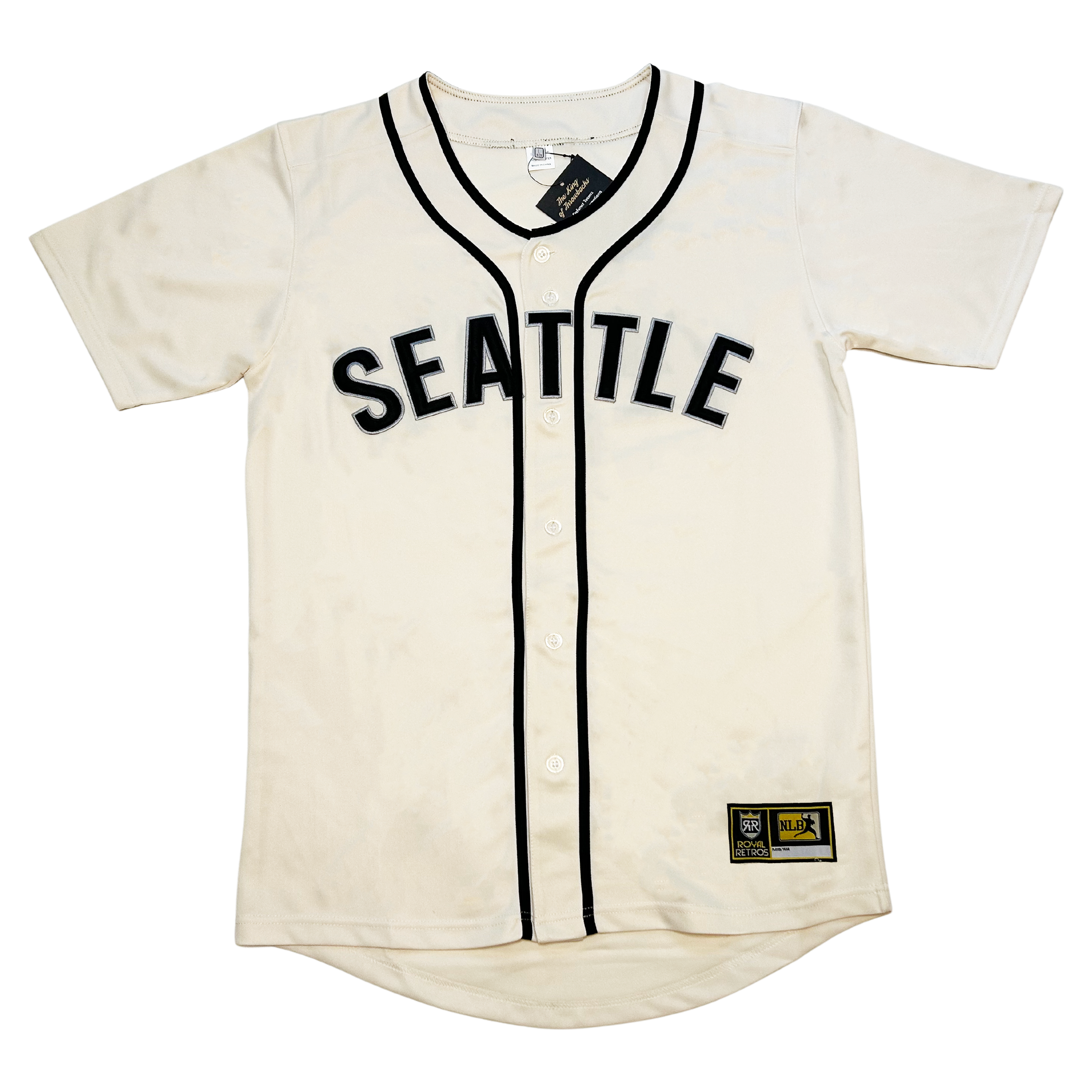 Seattle Steelheads Vintage Icons Jersey - Cream - 3XL - Royal Retros