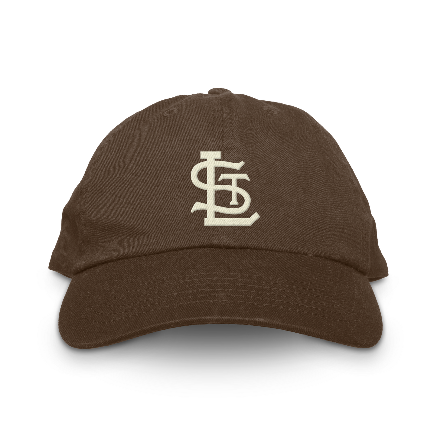 St Louis Browns Unstructured Hat - Adjustable / Brown/Cream Letters - Hats