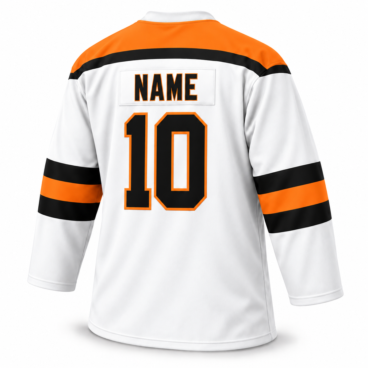 Winnipeg Warriors white back hockey jersey mockup