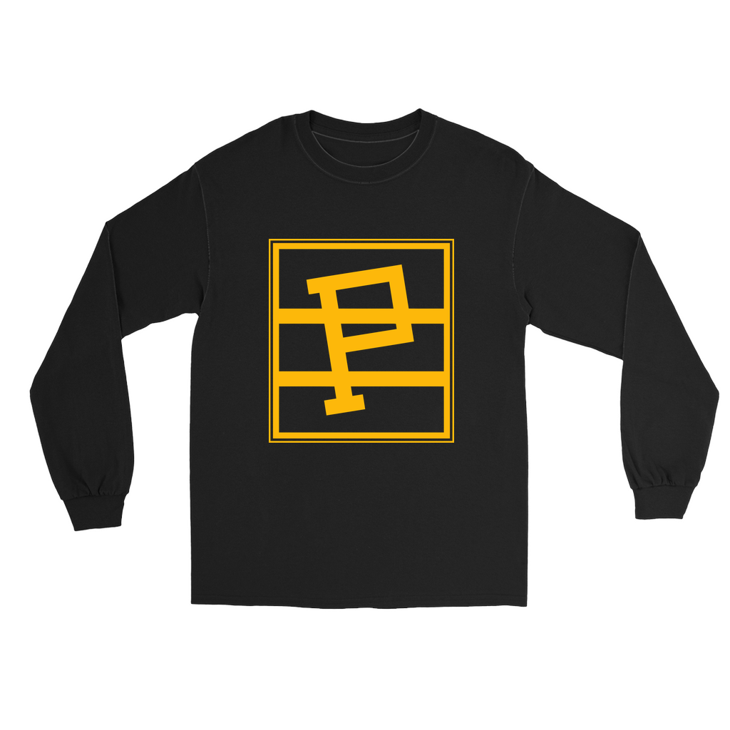 Pittsburgh Pirates Hockey Long Sleeve T-Shirt - Gold - Cotton - Extra Large (XL) - Royal Retros
