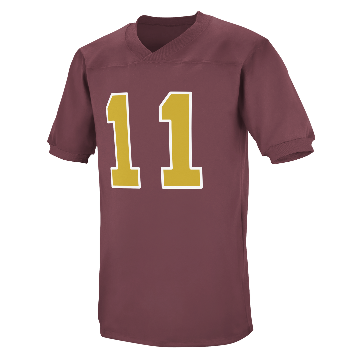 1944 Washington Redskins maroon football jersey. #11 in gold with white trim large on chest. Royal Retros