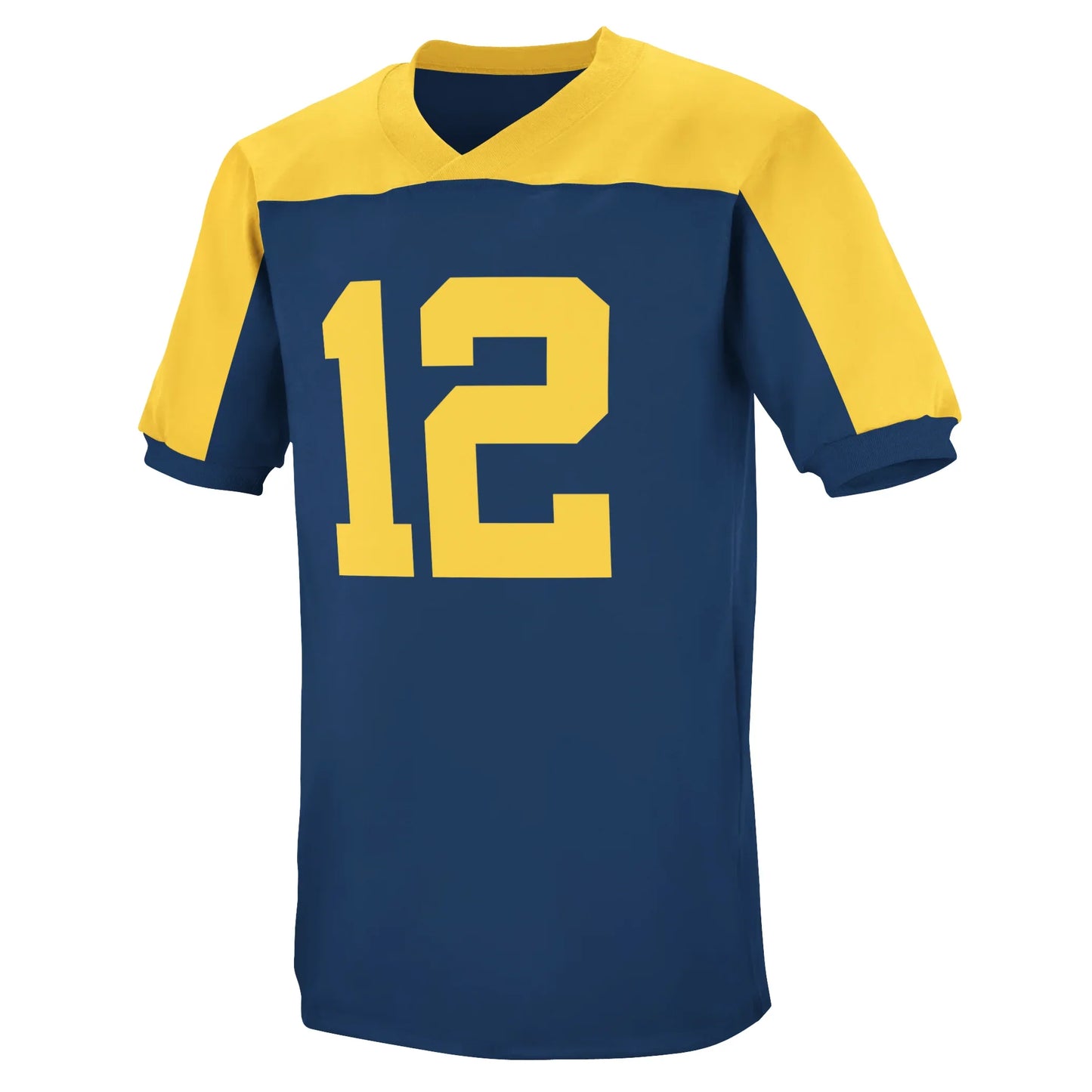 Big Bay Blues Jersey - Small / Navy w/ Yellow Sleeves - Jerseys