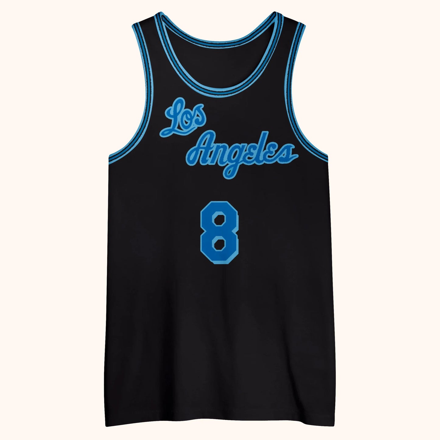Los Angeles Basketball Jersey - Small / Black - Jerseys