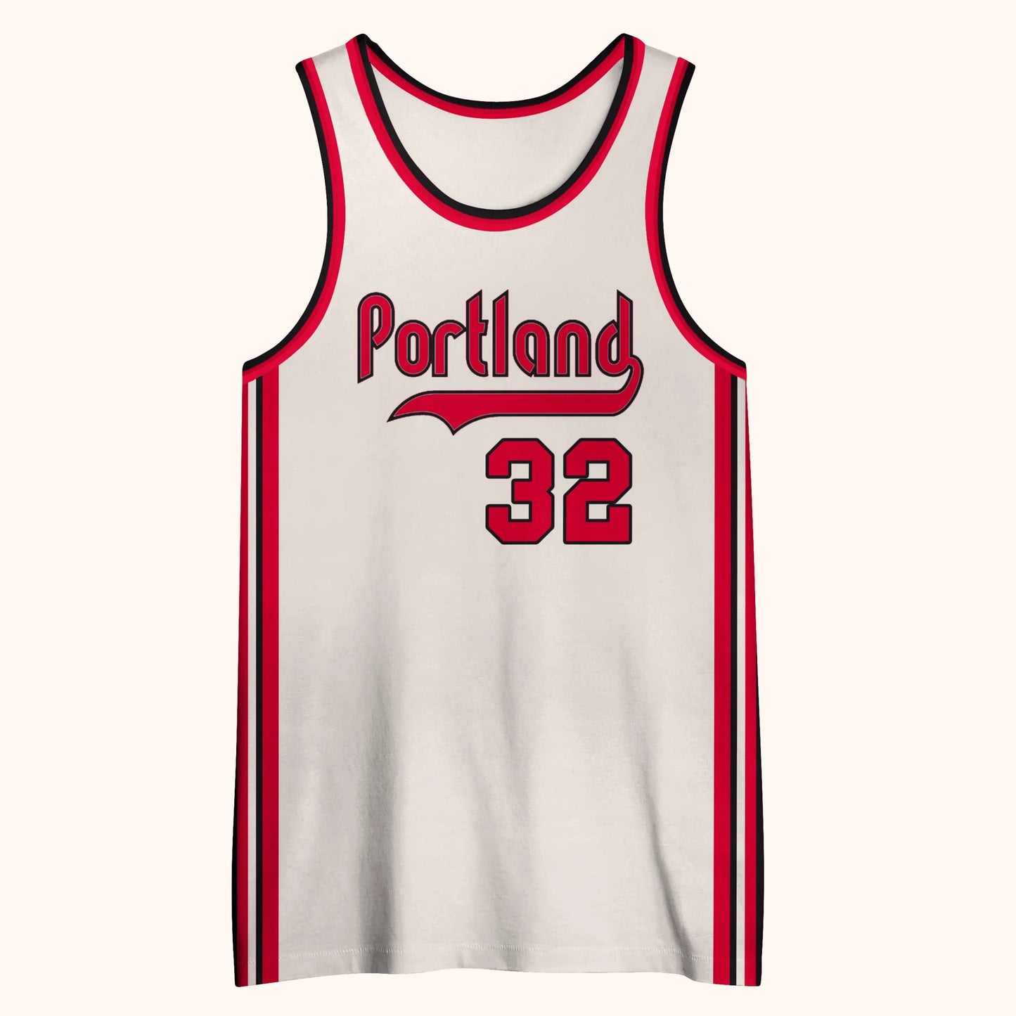 Portland Basketball Jersey - Small / White - Jerseys