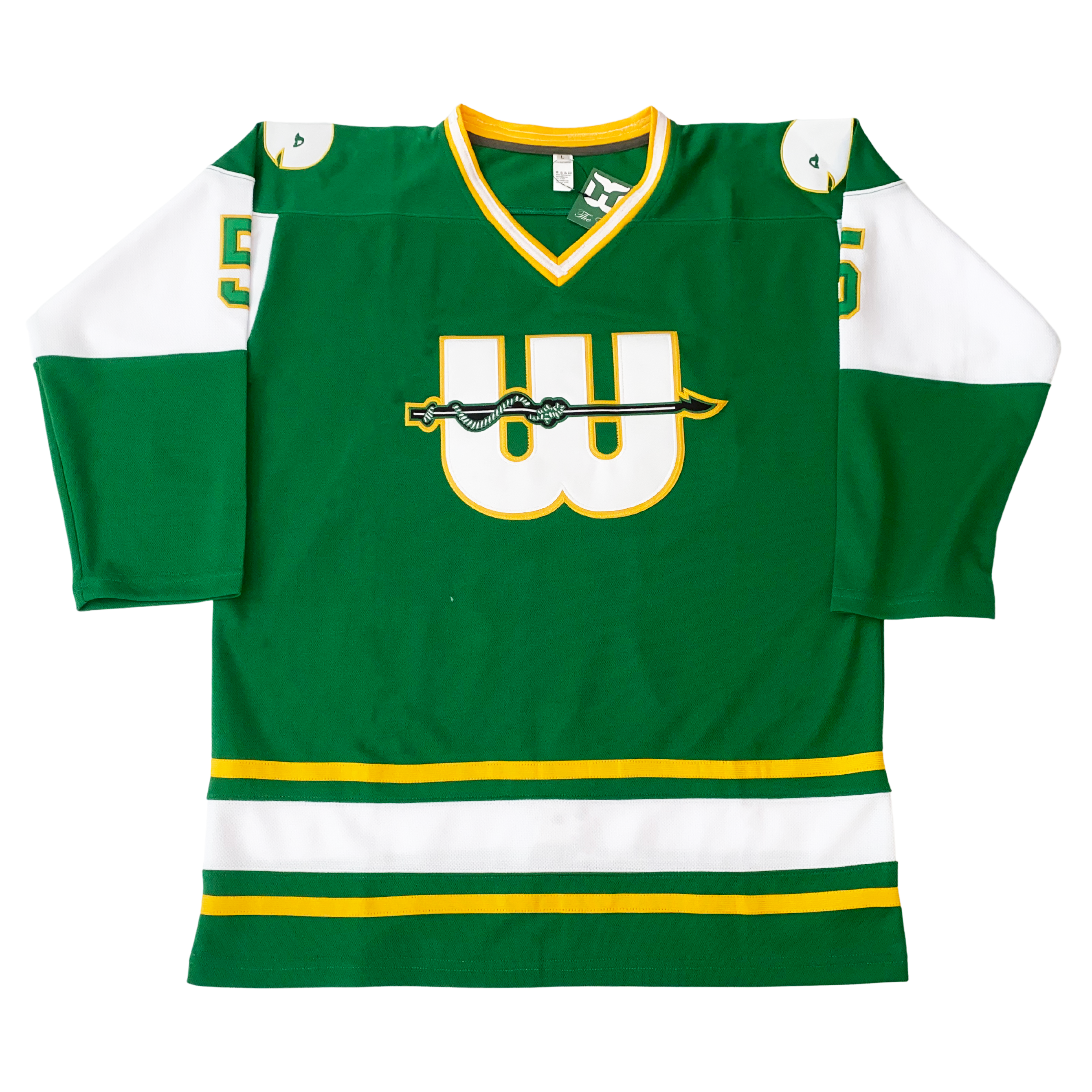 Top-selling item] Custom NHL Hartford Whalers Green Version Hockey