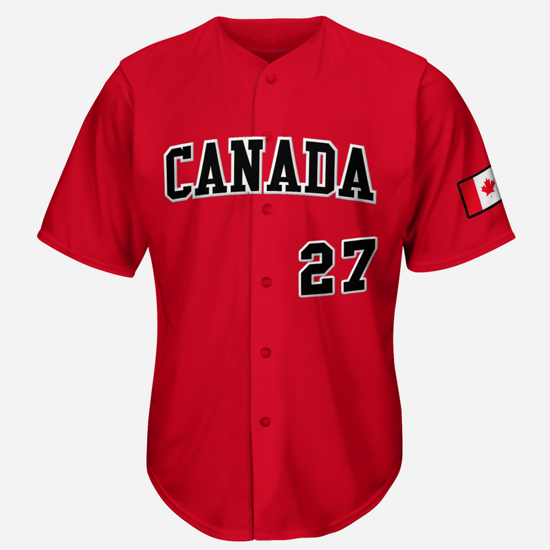 Canada Baseball Jersey Royal Retros