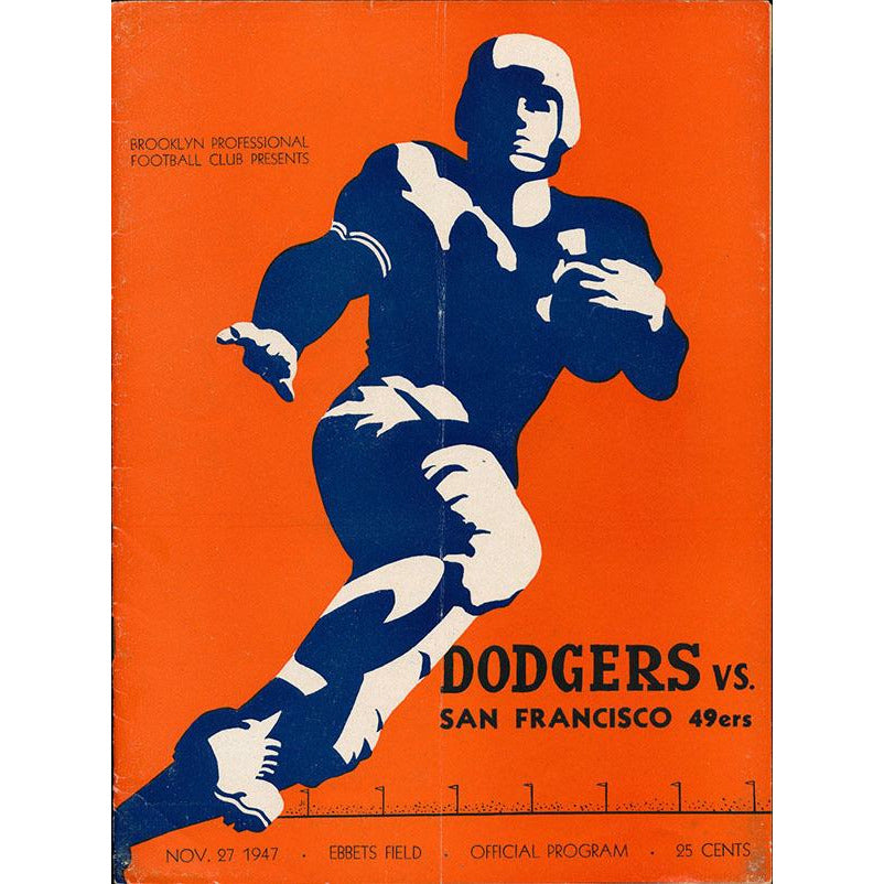 Cover Brooklyn Dodgers program