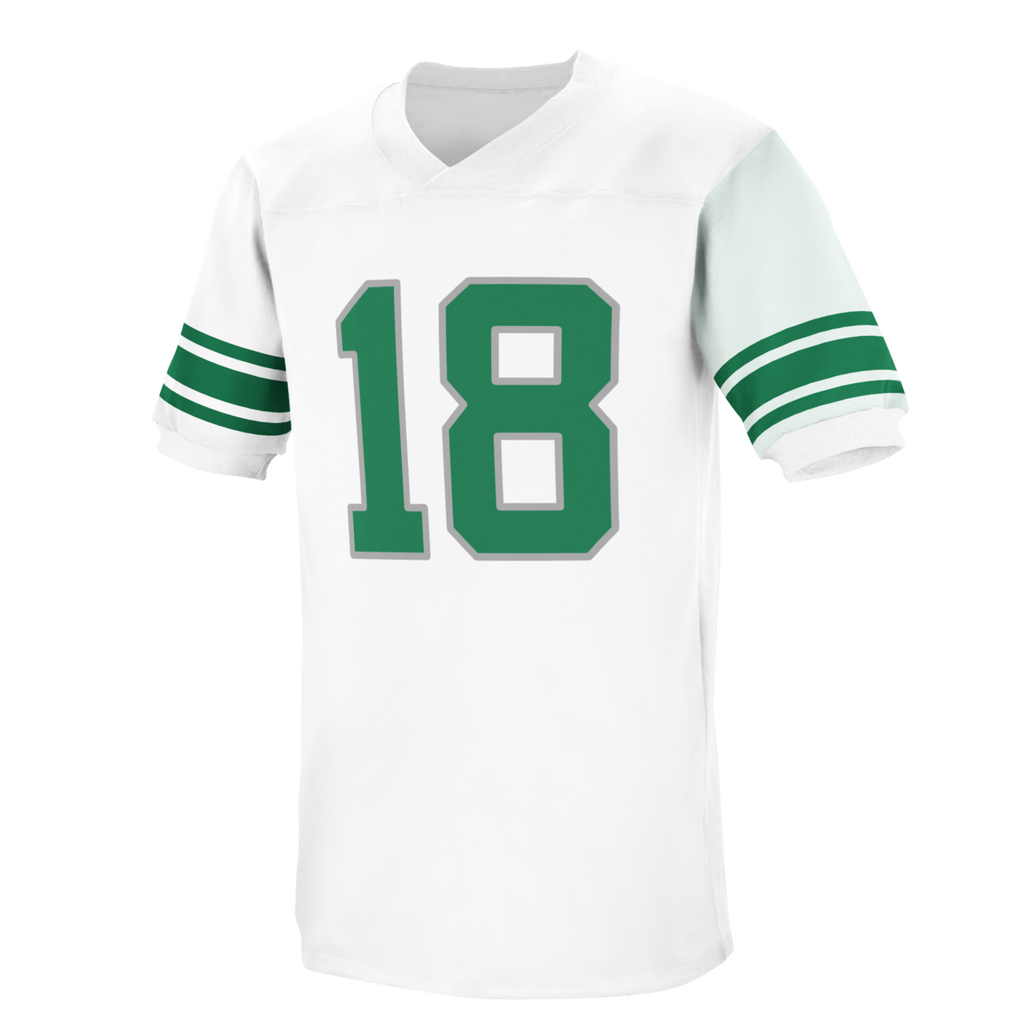 Baltimore Colts AAFC Jersey white with green numerals #18 Royal Retros