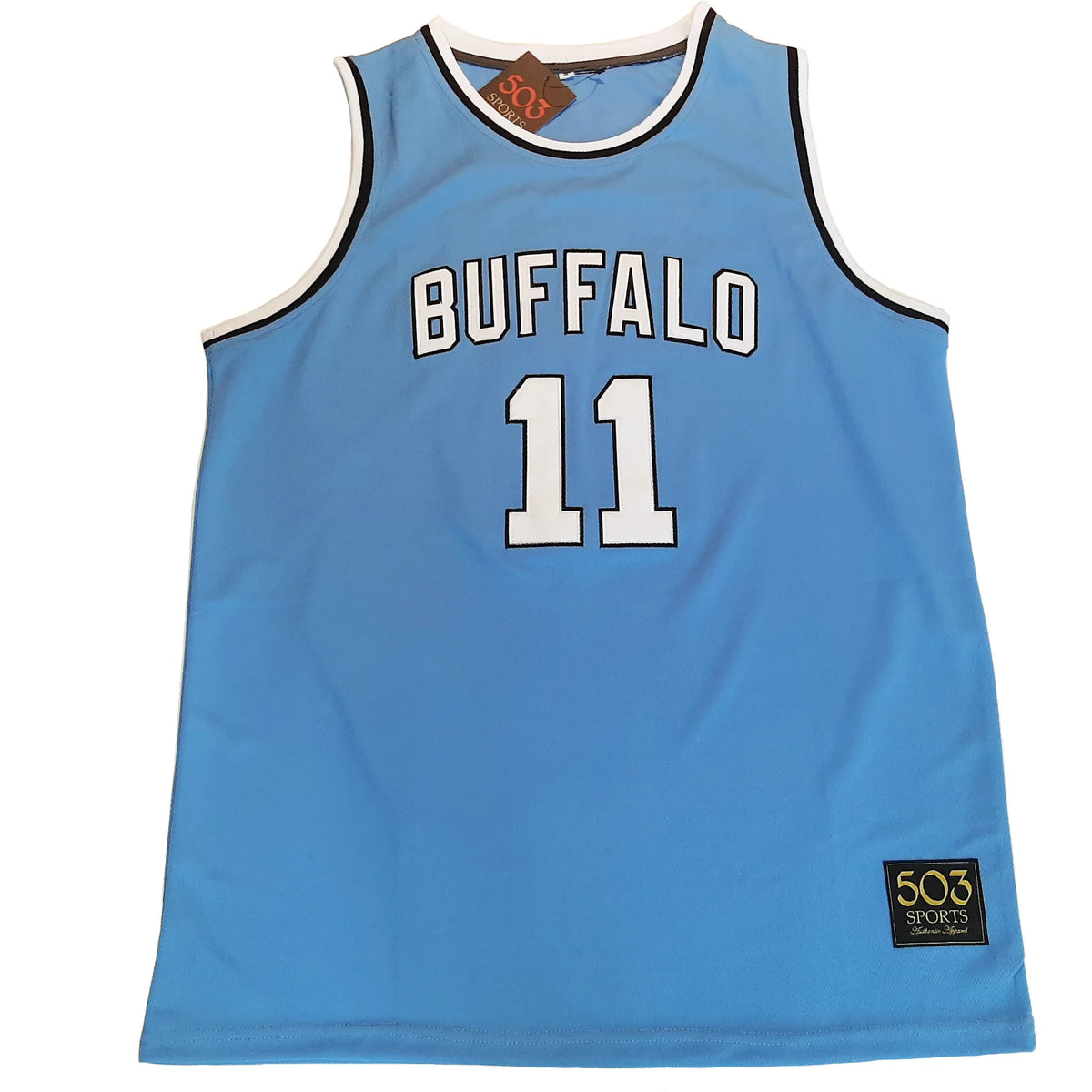 1973 Buffalo Braves Jersey, Columbia blue front with BUFFALO and number 11