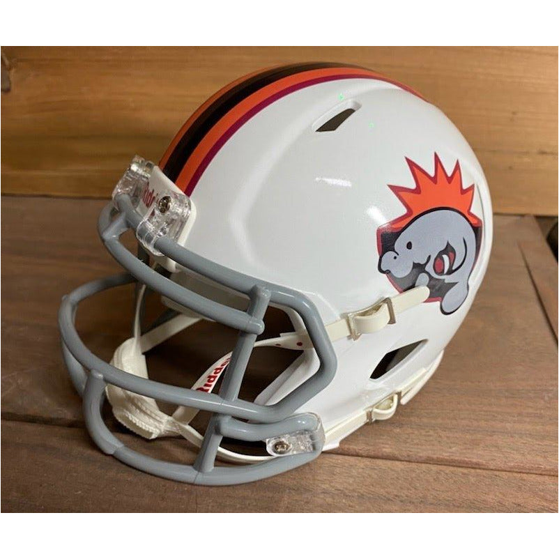 Miami Manatees Mini Helmet CFL Royal Retros