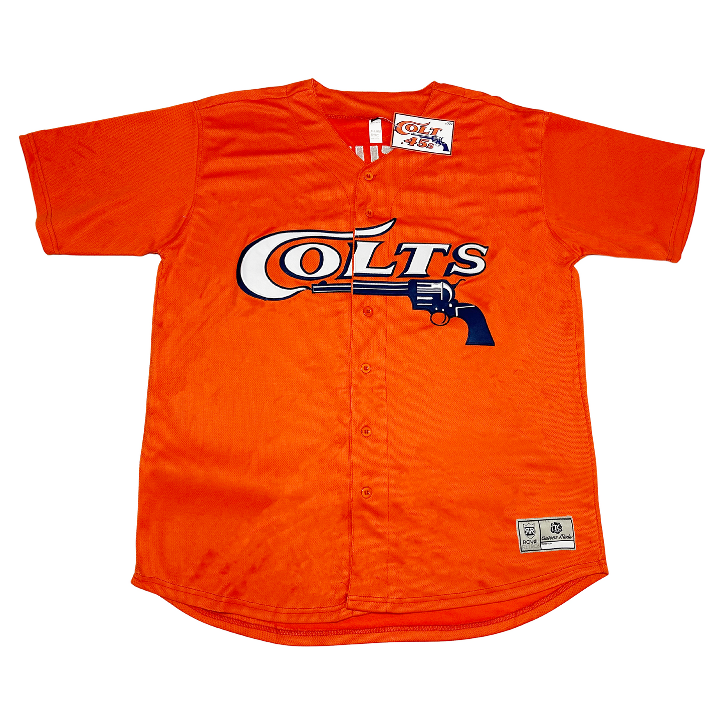 Houston Colt 45's Remix Jersey orange Royal Retros