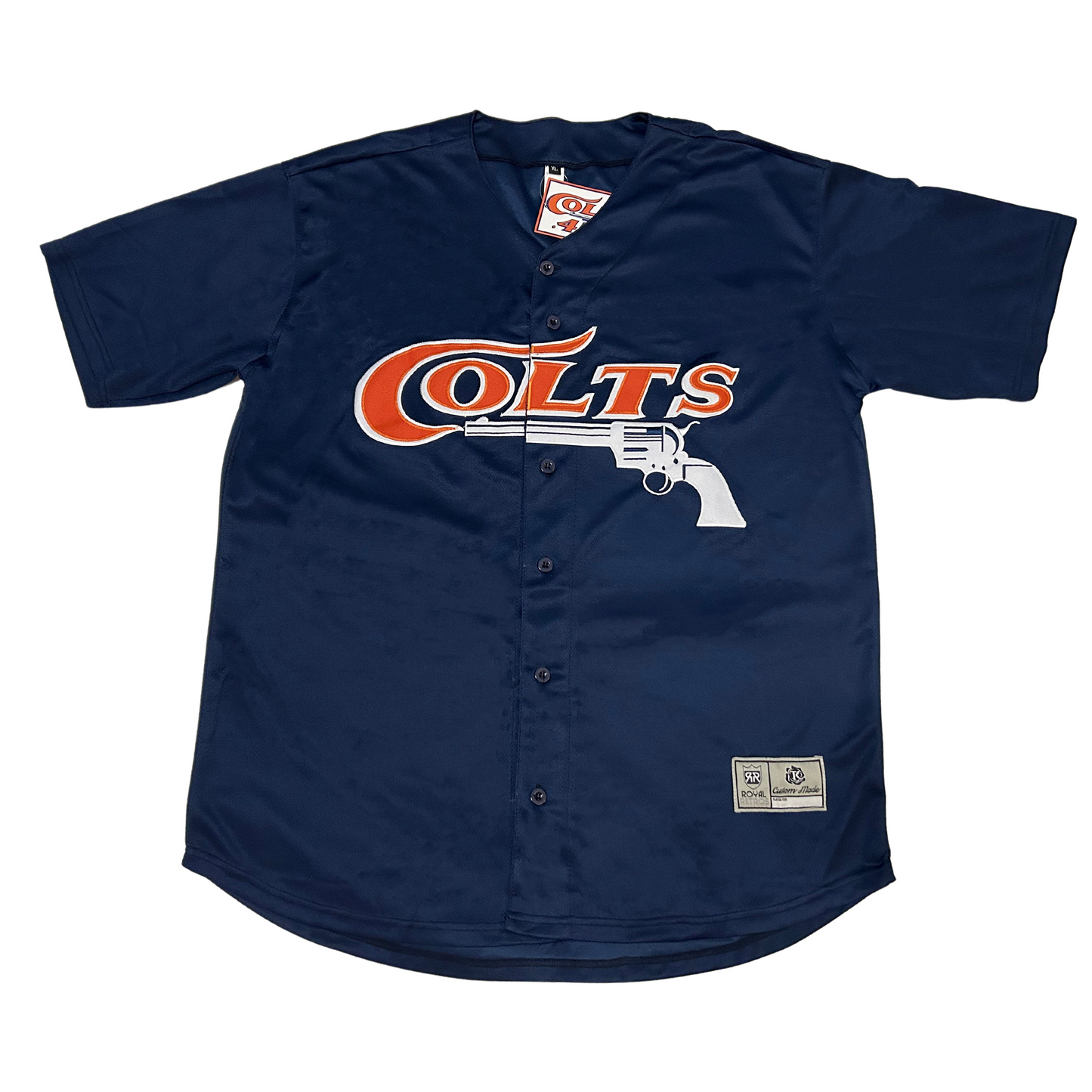 Houston Colt 45's Remix Jersey navy Royal Retros