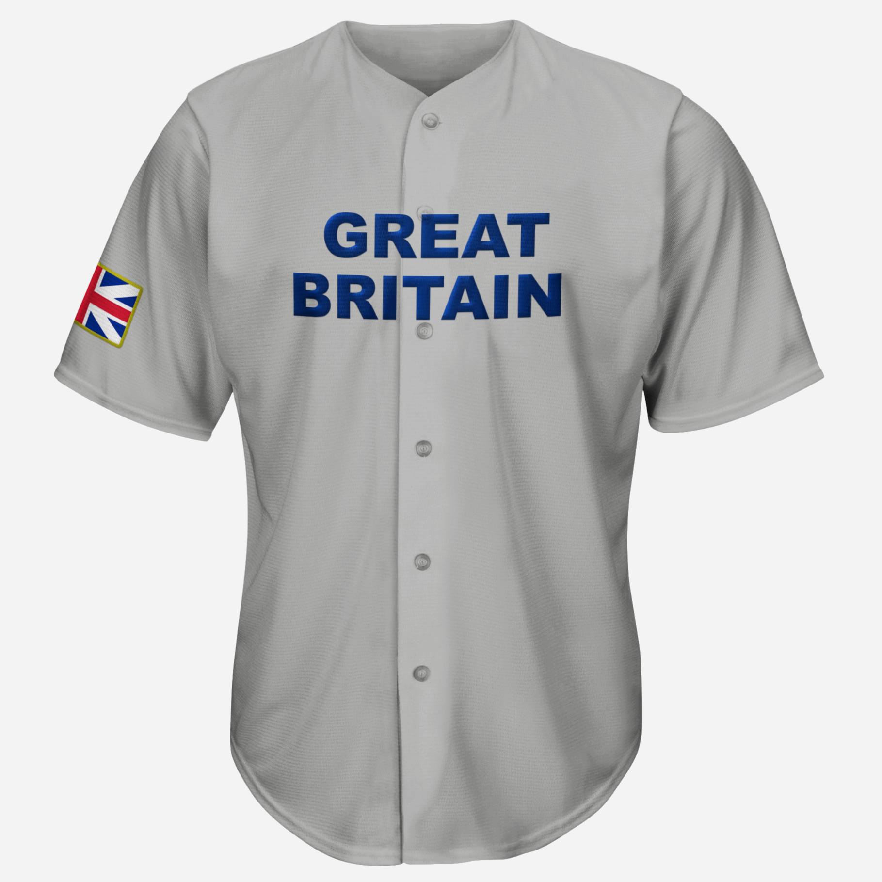 Great Britain Baseball Jersey - Red - 4XL - Royal Retros
