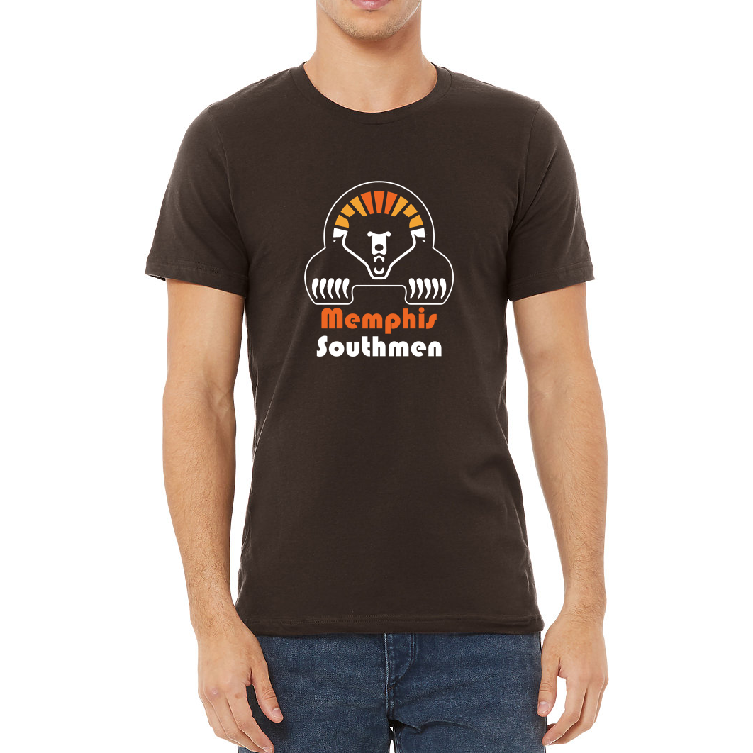 Memphis WFL Grizzlies  T-shirt brown Royal Retros