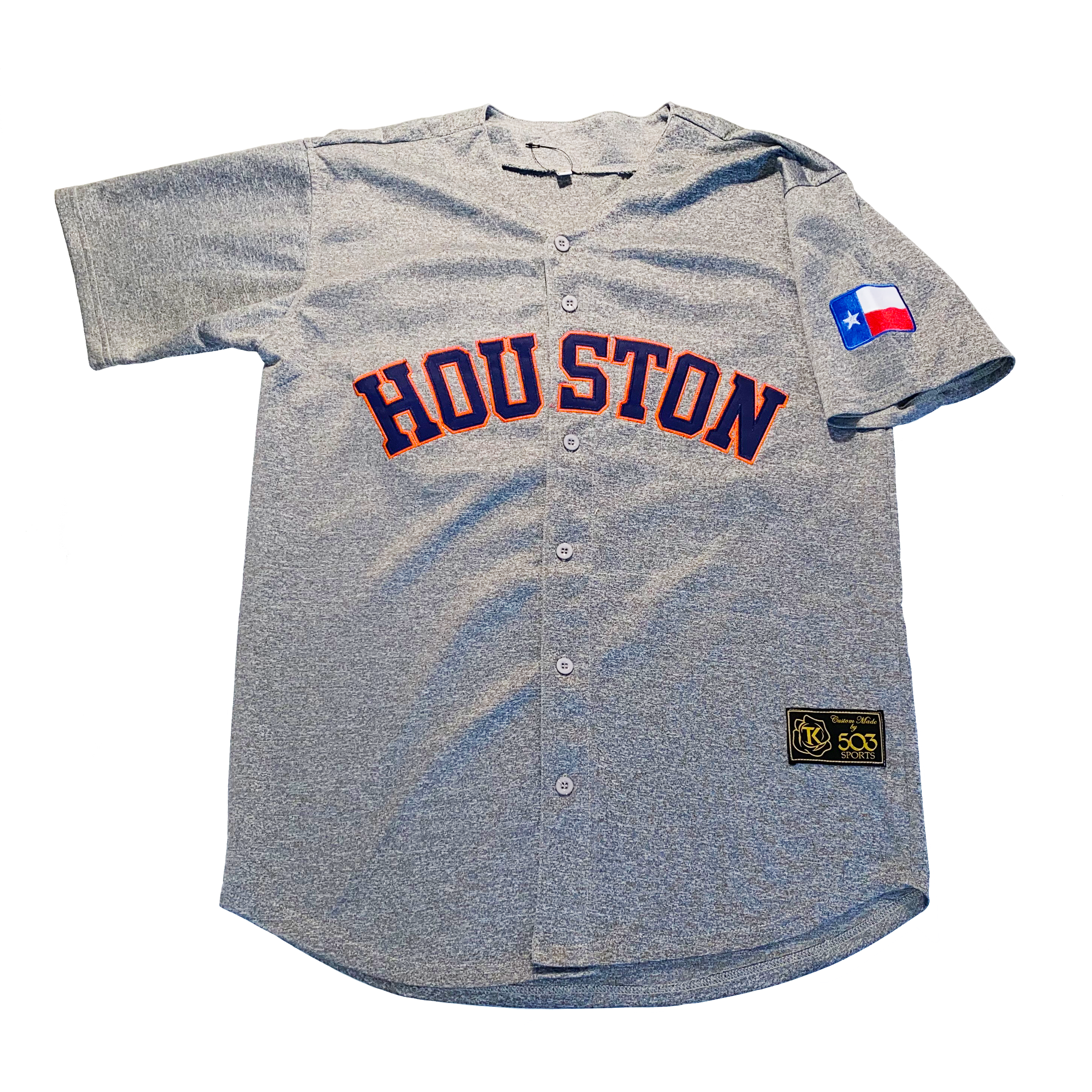 Custom Houston Astros Women's Navy Roster Name & Number T-Shirt 